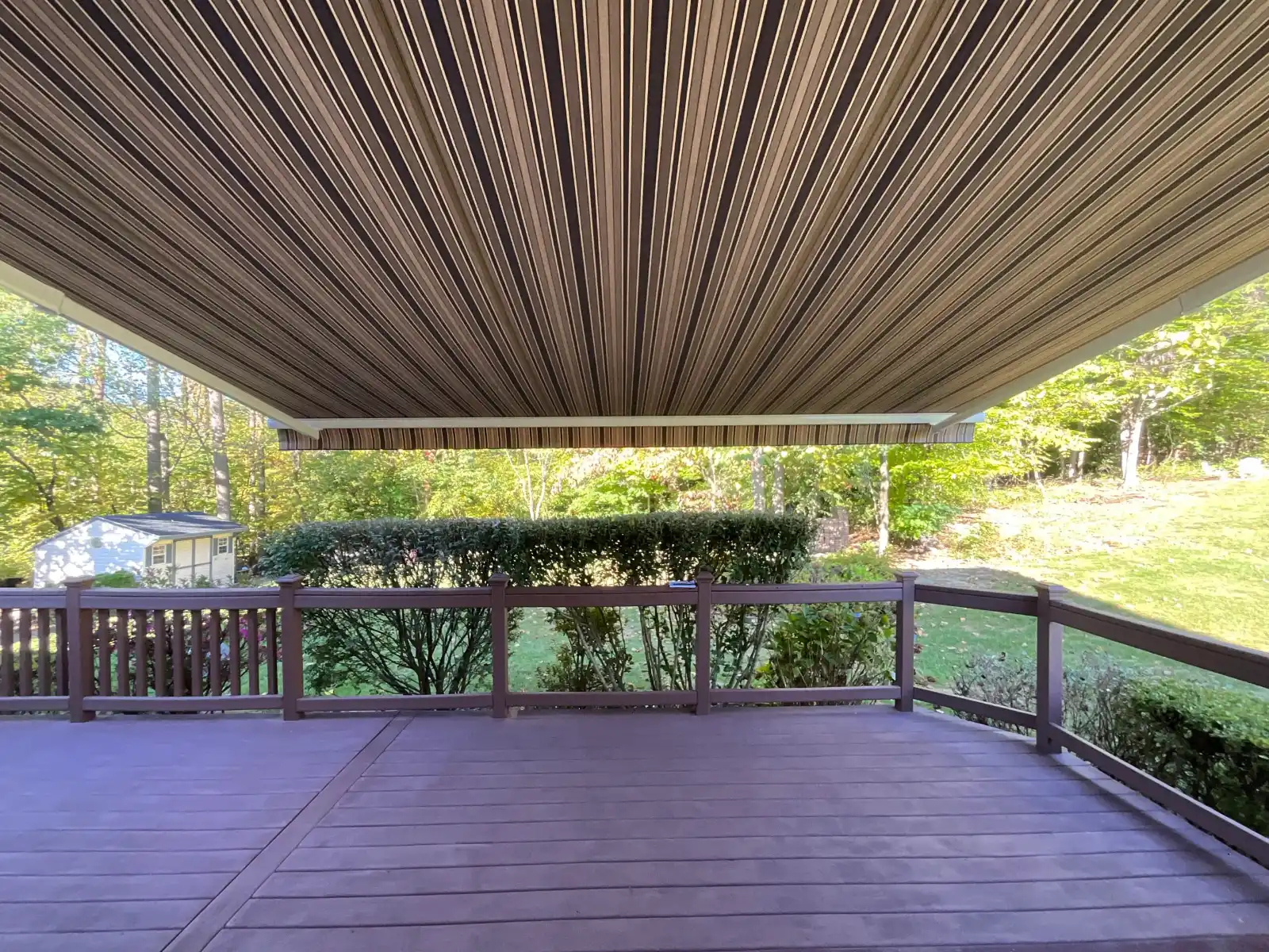 Patio shade solution